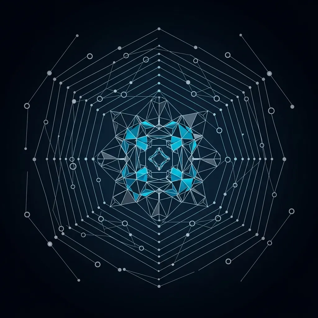<b>Zero Trust</b> Architecture - 신비로운 빛을 내며 데이터의 흐름과 연결을 표현하는 광섬유 케이블의 세밀한 질감을 포착한 장면입니다.