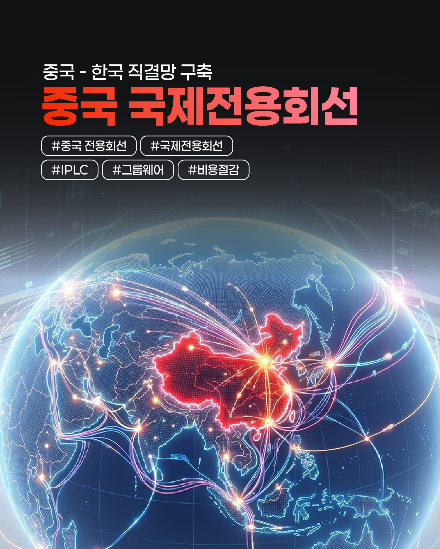 [하이온넷] 하이온넷의 기업전용 중국 전용 회선 서비스: HGX-CN