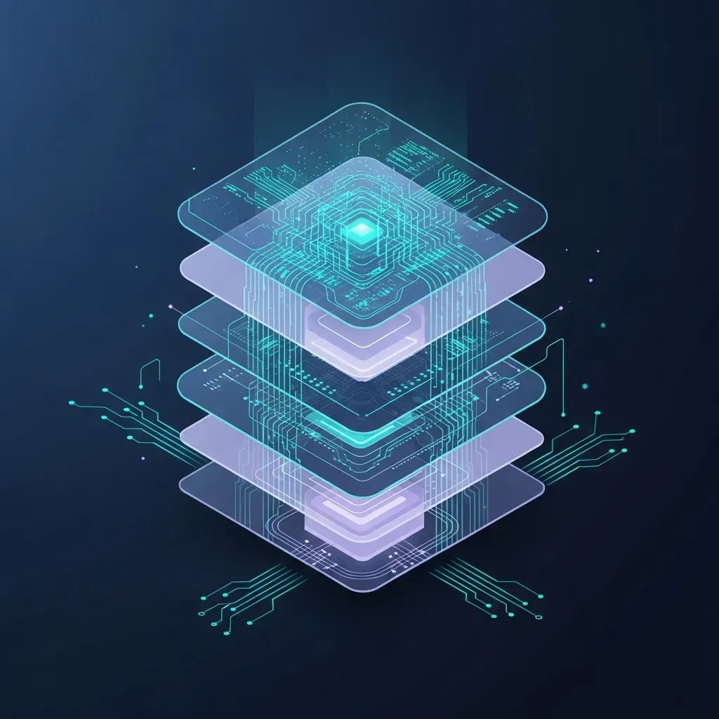 Cloud Governance Automation - 반투명한 유리 층 사이로 흐르는 복잡한 디지털 코드가 푸른색과 보라색 빛을 내며 '코드형 정책(Policy-as-Code)'의 정교한 구조를 표현하고 있습니다.